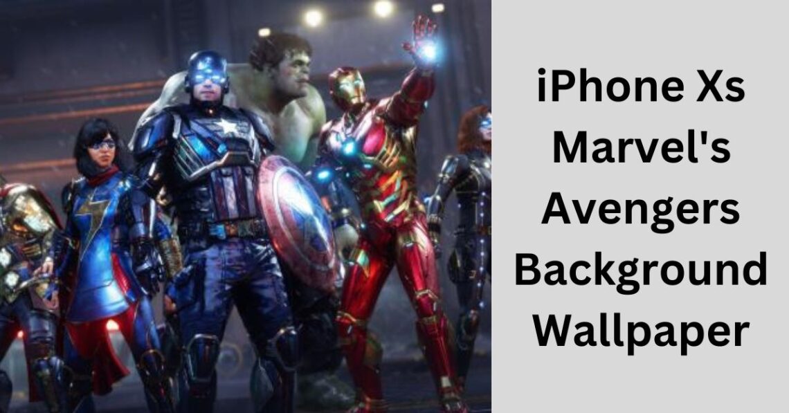 iPhone Xs Marvel's Avengers Background Wallpaper