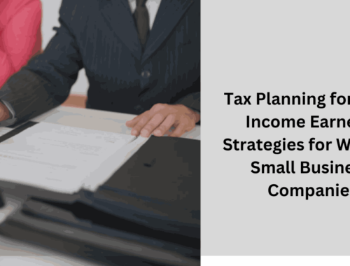 Tax Planning for High-Income Earners Strategies for Wealthy Small Business Companies