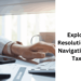 Exploring Tax Resolution Services Navigating Complex Tax Issues