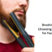 Brushing Brilliance: Choosing the Right Tools for Facial Hair Care